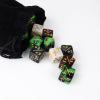 48 Pieces MTG Counters Token Dice, Magic The Gathering Glitter Sparkle Loyalty Cube, Starry Marble D6 Compatible With MTG, CCG, Card Gaming Accessory - 4 Colors view 4
