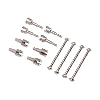 RC Dog Bone Drive Shaft,RC Dogbone Adapter Diff Cup Joint Axle as RC Car Truck Parts Replacement for A949 A959 A969 A979 (Silver)