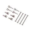 RC Dog Bone Drive Shaft,RC Dogbone Adapter Diff Cup Joint Axle as RC Car Truck Parts Replacement for A949 A959 A969 A979 (Silver) view 1