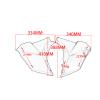 Midimttop Motorcycle Belly Pan Lower Engine Spoiler Fairing Panel Frame Protection Cover Cowl for MT07 FZ07 MT-07 FZ-07 MT 07 FZ 07 Accessories 2021 2022 (Black) view 3