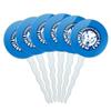 GRAPHICS & MORE Northwood University Secondary Logo Cupcake Picks Toppers Decoration Set of 6 view 1