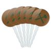 GRAPHICS & MORE Montana Tech of The University of Montana Secondary Logo Cupcake Picks Toppers Decoration Set of 6 view 1
