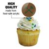GRAPHICS & MORE Montana Tech of The University of Montana Secondary Logo Cupcake Picks Toppers Decoration Set of 6 view 3