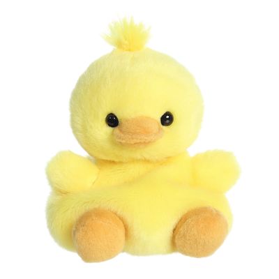 Aurora Adorable Palm Pals Darling Duck Stuffed Animal - Fun Collectible Plush for Kids and Adult Collectors - Perfect for Decorating Rooms and Birthday Gifts - Yellow 5 Inches
