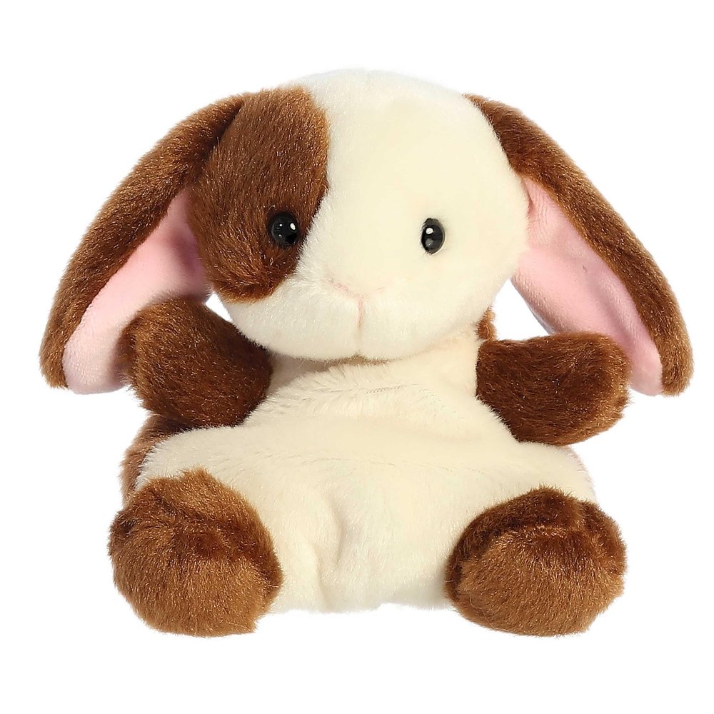 Aurora Adorable Palm Pals Clover Bunny Stuffed Animal - Fun Collectible Plush for Kids and Adult Collectors - Perfect for Decorating Rooms and Birthday Gifts - Brown 4.5 Inches