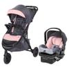Baby Trend Tango 3 All-Terrain Stroller Travel System with EZ-Lift Plus Infant Car Seat, Ultra Pink view 1