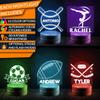 Athlete's Gift Shop Personalized Football Night Light view 3