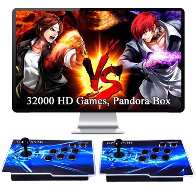 GWALSNTH 32000 in 1 Pandora Box 60S Arcade Game Console,1280X720 Display,Search/Save/Hide/Pause Games,Two Separate joysticks,1-4 Players