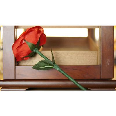 SUMAG Rose Silk Magic Tricks White Rose to Red Color Change Flower Silk Magic for Magicians Stage Illusions Gimmicks Mentalism Props