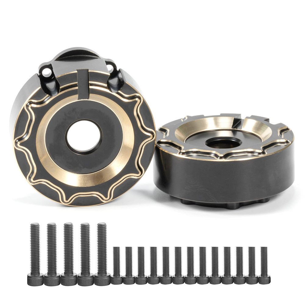 Brass Counter Weight Axle Housing TRX4 Portal Axle Housing for 1/10 RC Crawler TRX6 TRX4 Bronco Defender Upgrade (A)