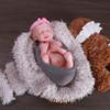 SERENDOLL 18.5 inch Realistic Full Silicone Baby Doll, Lifelike Reborn Baby Dolls, Toy, and Collectible Bald Girl view 2