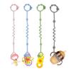 Toy Straps for Baby,RTMOK Silicone Setpacifier Clip,Applies to Car Seat Toy,Teether Toy,High Chair,Stroller Accessories,Baby Toy Clips,Cribs,Rocking Chair view 1