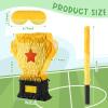 Libima Trophy Piata 16.5 x 11.8 x 3.4 Inches Football Piata with Blindfold and Bat Decoration for Boys Girls Adults Birthday Sport Team Event Parties Decorations view 2