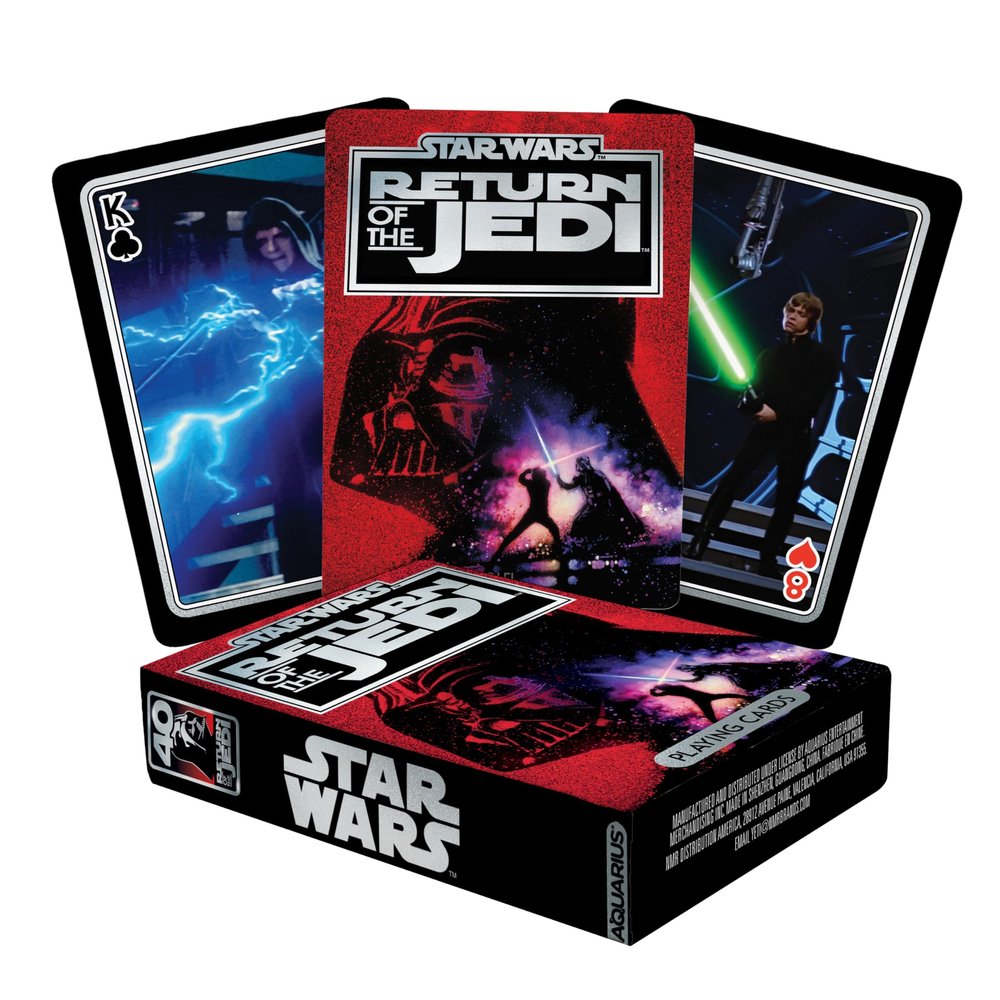 Aquarius Star Wars Return of The Jedi Playing Cards