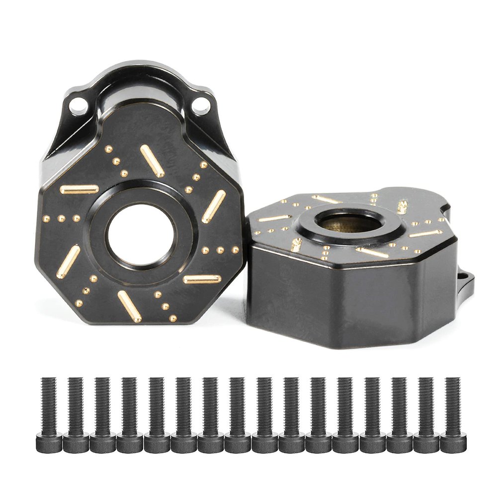 Brass Counter Weight Axle Housing TRX4 Portal Axle Housing for 1/10 RC Crawler TRX6 TRX4 Bronco Defender Upgrade (D)