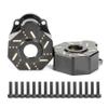 Brass Counter Weight Axle Housing TRX4 Portal Axle Housing for 1/10 RC Crawler TRX6 TRX4 Bronco Defender Upgrade (D) view 1