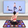 Luqeeg Musical Electronic Dance Mats, Double Player Dance Pad,Foldable Exercise Dance Mat with 2 Remote Controls with AV Cable Exercise Fitness Dance Step Pad Games for TV for Indoor view 4
