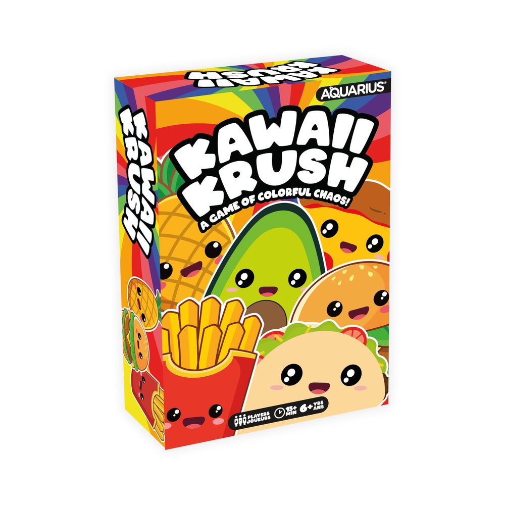 Aquarius Kawaii Krush Card Game - Fun Family Party Game for Kids, Teens & Adults - Entertaining Family Game Night Gift - 2 to 7 Players - Ages 6 & Up