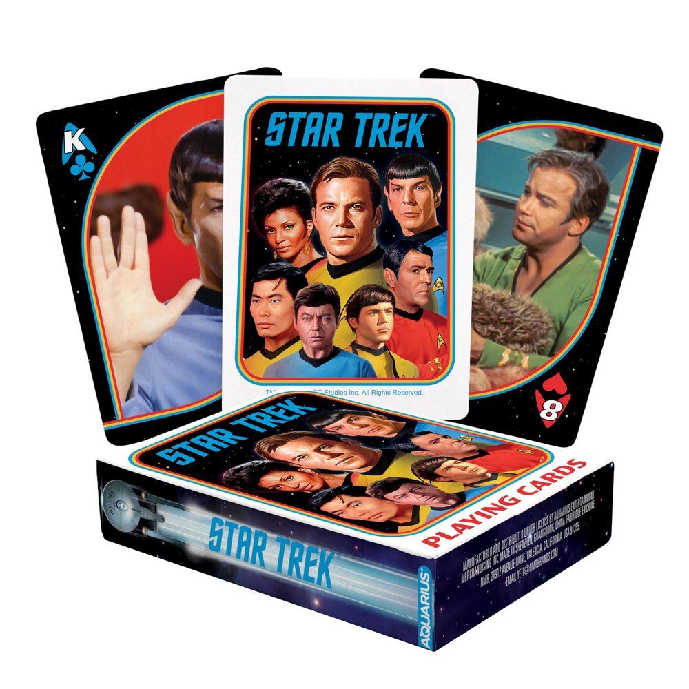 Aquarius Star Trek Original Series Playing Cards Star Trek Original Series Themed Deck of Cards for Your Favorite Card Games - Officially Licensed Star Trek Merchandise & Collectibles