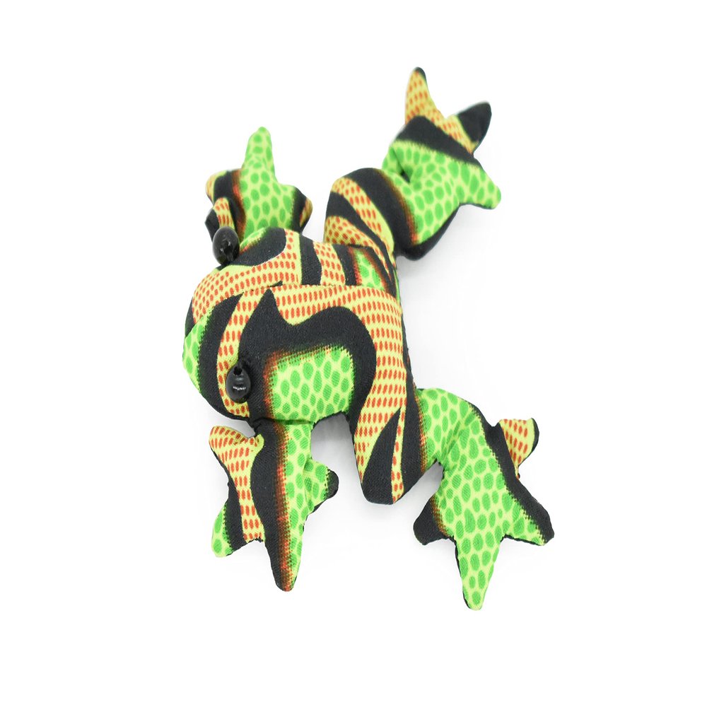 Frog, Amphibians, Green, Hand Made, Thailand Sand Creatures, Toy, Paper Weight, Bean Bag, Cornhole 3" TH14 BB68