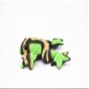 Frog, Amphibians, Green, Hand Made, Thailand Sand Creatures, Toy, Paper Weight, Bean Bag, Cornhole 3" TH14 BB68 view 3