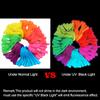 110 Pieces UV Neon Balloons Glow in the Dark Party Supplies Black Light for Glow Party Helium Fluorescent Latex Neon Balloons for Kids Birthday Party Decoration view 4