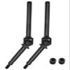 HOPLEX RC Steel Front Axle Drive Shaft CVD Front axle shafts for 1/24 Axial SCX24 C10/JLU/Bronco/Gladiator/Deadbolt RC Crawler Car (+4mm) view 1