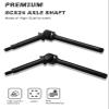 HOPLEX RC Steel Front Axle Drive Shaft CVD Front axle shafts for 1/24 Axial SCX24 C10/JLU/Bronco/Gladiator/Deadbolt RC Crawler Car (+4mm) view 2