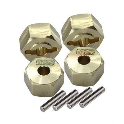 GPM for AXIAL-1/18 UTB18 Capra 4WD Unlimited Trail BUGGY-AXI01002 Brass Hex Hub Adapter (12X7.5MM)