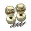 GPM for AXIAL-1/18 UTB18 Capra 4WD Unlimited Trail BUGGY-AXI01002 Brass Hex Hub Adapter (12X7.5MM) view 1