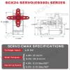 HOPLEX RC Servo Motors 12g Micro Steering Servo With Mount Bracket and Arm for RC Car Boat Model Parts Axial SCX24 Upgrade view 3