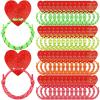 Batiyeer 48 Set / 96 Pcs Valentine Friendship Bracelets and Card Set Valentines from Teacher to Student Gift, Our Class Will Knot Be the Same Without You for Students School Classroom Party Favors view 1