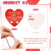 Batiyeer 48 Set / 96 Pcs Valentine Friendship Bracelets and Card Set Valentines from Teacher to Student Gift, Our Class Will Knot Be the Same Without You for Students School Classroom Party Favors view 3