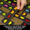 AQUARIUS Space Invaders Dominots Tile Game - Space Invader Themed Tile Game - Family Fun for Kids & Adults - Officially Licensed Space Invaders Merchandise & Collectibles view 4