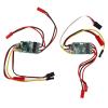 VBESTLIFE Electric Speed Controllers, 2Pcs Brushed ESC Dual Way Bidirectional ESC for RC Model Boat 130 180 Brushed Motor view 1