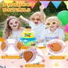 Cindeer 24 Pairs Flower Sunglasses Kids DIY Round Boho Flower Sunglasses Set Includes 100 Pcs Daisy Charm 416 Letter Beads and Glue for Kid Girls Party Favors Gifts Supplies view 3