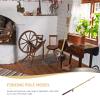 Dollhouse Fishing Pole Set 1:12 Miniature Fishing Pole Dollhouse Decoration Model Adorable Micro Landscape view 2
