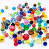 Miutrue 100 Assorted Marbles Bulk Cheap for Kids Ages 4-8-12 Play Marbles Physical Therapy Glow in The Dark Glass Marbles view 1