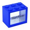 Custom Piggy Bank, Persinalized Toy Brick Shape Money Box, Money Banks for Bills and Coins, Can be Used as A Small Fish Tank view 1