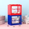 Custom Piggy Bank, Persinalized Toy Brick Shape Money Box, Money Banks for Bills and Coins, Can be Used as A Small Fish Tank view 3