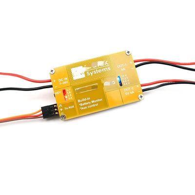 RC Helicopter Aircraft Parts for Matek System for UBEC Duo 4A 5V~12V & 4A 5V for RC Quadcopter RC Airplane RC Multicopter for UBEC Power Model Replaceable Accessories (Size : 5 Pieces)