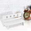 LIZEALUCKY 1:12 Dollhouse Miniature Wooden Recliner Chair Vintage Sofa Doll House Mini Furniture Bench Couch Sofa Model(Wit) view 2