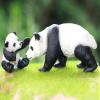 Gemini&Genius Panda Animal Toys, Panda Figurines Toy Set for Kids, Zoo Toy Figures Family Set with Bamboo Baby Pandas, Birthday Cake Topper Party Decor (4Pcs) view 3