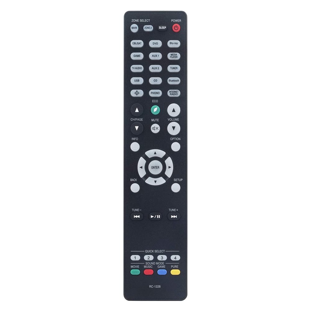 Beyution RC-1228 Replace Remote Control Fit for Denon AV Receiver AVR-S940H AVR-S950H AVR-X3500H AVR-X2500H AVR-X2600H AVR-X3600H AVR-X1600H AVR-X3700H sub RC-1192 RC-1217 RC-1218 RC-1226 RC-1227