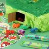 Hanaive 141 Pcs Dinosaur Piata for Birthday Party, Dino Piata Set with Blindfold and Baton, 16 x 12 x 3 Inch, Kids Dinosaur Themed Party Favors for Boys and Girls(Lovely Style) view 3