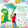 Hanaive 141 Pcs Dinosaur Piata for Birthday Party, Dino Piata Set with Blindfold and Baton, 16 x 12 x 3 Inch, Kids Dinosaur Themed Party Favors for Boys and Girls(Lovely Style) view 4