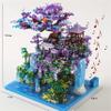 Yushinv Cherry Blossom Tree Building Set with Box 4574Pcs, Original Scene Music Japanese Sakura Tree House(Type :Symphony), Cherry Bonsai Tree Lights Building Kit, Cherry Blossom Building Set. view 2