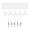 The Lord of the Tools 15Pcs Fixed Wing Airplane Control Horn Kit 1.2 X 200mm Pushrod 1.3mm Pushrods Connector Control Horn Accessories for RC Model Airplanes RC Helicopter view 1