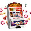 Slot Machine XL, Single Arm Bandit in Slot Machine Design with Light and Sound, ATM Machine with Lights, Coin Machine for Children and Adults, Casino Machine for Real Money view 1