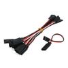 APEFIT RC Helicopter Aircraft Parts 100pcs/lot Wire Cable 100mm 150mm 300mm 500mm Servo Extension Cable for Futaba Plug futabLead Wire Cable for RC Toys Replaceable Accessories (Color : 100MM) view 1